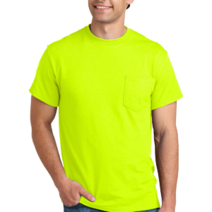 Gildan® - DryBlend® 50 Cotton/50 Poly Pocket T-Shirt.