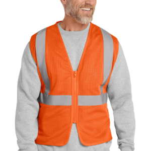 CornerStone ® ANSI 107 Class 2 Economy Mesh Zippered Vest.