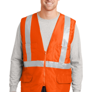 CornerStone® - ANSI 107 Class 2 Mesh Back Safety Vest.