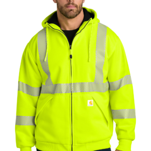Carhartt® ANSI 107 Class 3 Lined Full-Zip Sweatshirt