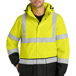 Port Authority® ANSI 107 Class 3 Safety Heavyweight Parka.