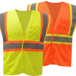 Class 2 Fire Treated Hook & Loop Closure Vest