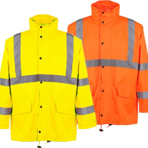 Class 3 Rain Jacket with 2 Patch Pockets