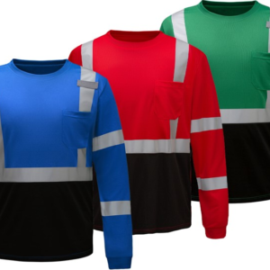 Non-ANSI Long Sleeve Shirt with Reflective Tape