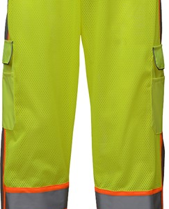 Premium Class E Safety Mesh Pants w/ Ripstop Black Bottom