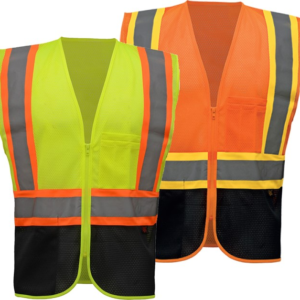 Class 2 Two Tone Vest w/ Black Bottom