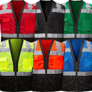Class 2 Premium Heavy Duty Vest w/ Multi Pockets