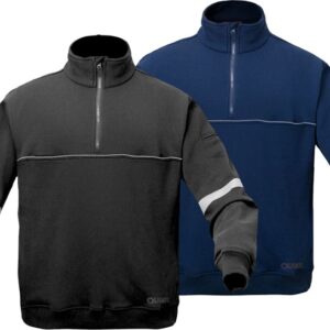 QUARTZ 100% Cotton Job Shirt w/ 1/4 Zipper