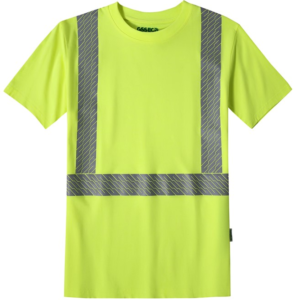 Class 2 ECO-UNIFI 50% Recycled Polyester / 50% Cotton Blended Safety T-Shirt